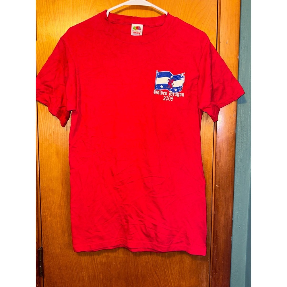 Beta Theta Pi Golden Dragon 2008‎ Mens Greek Fraternity T-Shirt Small Red